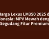 Harga Lexus LM350 2025 di Indonesia: MPV Mewah dengan Segudang Fitur Premium
